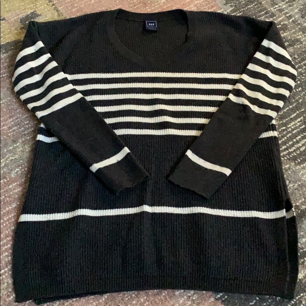 Gap Striped Ribbed Sweater